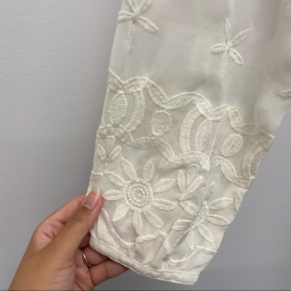 VINTAGE WEDDING/ SUMMER DRESS/ ENGAGEMENT MODEM LONG SLEEVE LACE / SIZS MEDIUM - Picture 3 of 16